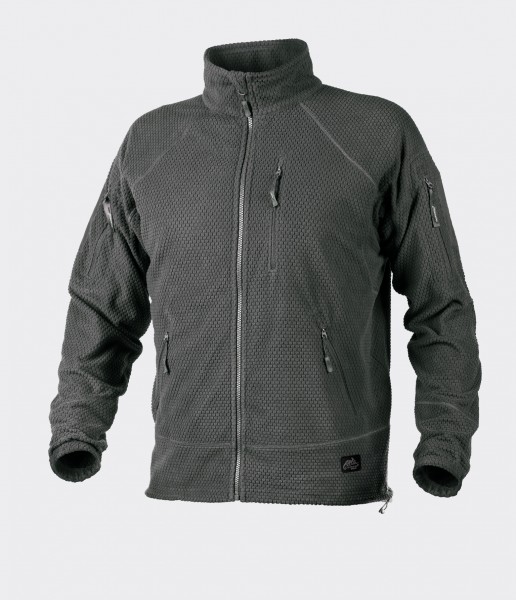 Alpha Tactical Jacket - Grid Fleece - Shadow Grey