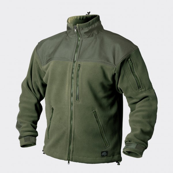 Classic Army Jacket - Fleece - Olive Green